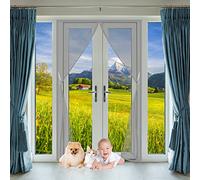 Heavy-Du Magnetic Door for Balcony Basement & Patio - Bug Stopper Easy Inll Perfect for Keeping Bugs Out and Fresh Air In