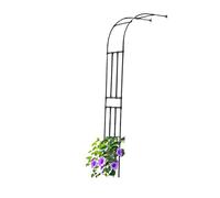 Heavy-Du Metal Garden Arch Pera - Wall-Mounted Trellis for Outdoor Decor Ideal for Pathways & Courards Dimeons: 240x240x40cm Elevate Garden Aesthetics