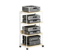 Heavy-Du Metal Multi-Tier Speaker Stand for Office o Equint Sto White Amplifier Shelf - and Slish Design for Enhanced Sound Display