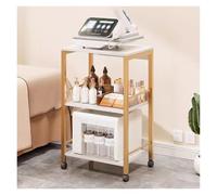 Heavy-Du Metal Spa Trolley Cart Rolling Manicure Utili Rack with Wheels Multi-Purpose Barber Sto for Salon & Beau Use