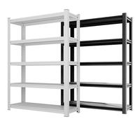 Heavy Du Metal Sto Rack AdjustabShelviUnit with Sturdy Steel Shelves for GBasement anWarehouse Easy Assembly & SpaceSaviDesign