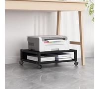 Heavy Du Movable Laser Printer Stand Cart with 2 Tier Sto Rolling Table on Wheels Floor Standing Holder for A4 Paper Ideal for Home Office & Fax nizat