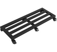 Heavy Du Plant Cart with Lockable Wheels 600lb Metal Plant Stand Rust Resistant Square Rolling Planter Cart Plant Trolley for Indoor & Outdoor Use