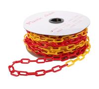 Heavy Du Plastic Chain Link Warning Isolat Chain for Traffic Safe Securi Road Bers Outdoor Use Easy to Install Ideal for Events and Construct Sites