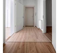 Heavy Du PVC Floor Protector Runner Rug - 1.5mm Thick Transparent Waterproof Vinyl Table Cover Multipurpose Recular Anti-Oxidat Carpet Protector - Available in 60/90/100/120/140 cm