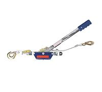 Heavy-Du Ratchet Puller, Manual Winch with Double Hook for Moving Fences & Heavy Objects, Anti-Reverse Design for Safe & Efficiency.