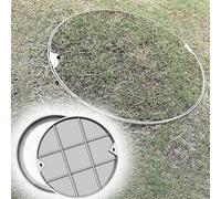 Heavy Du Septic Tank Cover 20.5" Recessed Sewa Basin Lid for 12" to 40" Manhols with Base & Puller Outdoor Garden Accessory