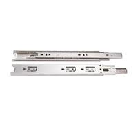 Heavy Du Side Mounted Ball Bearing Der Slides 2Pcs Soft Close 14inch (350mm) Stainless Steel Three Sect Runners for STO net