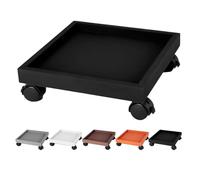 Heavy Du Square Plant Dolly with Wheels, 28cm Plant Trolley for Flower Pots, Garden Tool Mover, Wheeled Planter Saucer Tray for Home and Outdoor Use