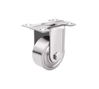 Heavy Du Stainless Steel Caster Wheels - Quiet 40mm Workbench Casters for Fur Cabi Ottomans & Benches - Smooth li & Support