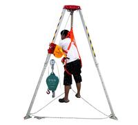 Heavy-Du Stativ with Winch for Confined Space s 1200-2600 lb Capaci Firefighter Equint Hoisting System Safe Channel Stand