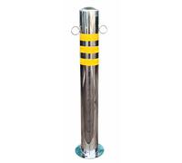 Heavy Du Steel Safe Bold Post Driveway Ber for Ga Securi Traffic Control and Parking Protect 8.9x75cm (3.5x29.5in) Road Bcade Cone