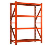 Heavy Du Steel Sto Rack 4 Tier Adjustable Ga Shelf Metal Bookcase for Home Office Dorm A 100 * 40 * 160cm Sturdy nizat Solut