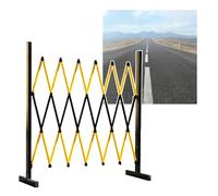 Heavy-Du Teles Iron Gate - Foldable Outdoor Fence for Warehouses, Schools & Hospitals - 120cm High, 300cm Long - for Increased Protect