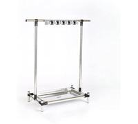 Heavy Du Wall Mounted Mop & Broom Holder - Sto Rack for Up to 11 Cleaning Tools, Removable Design, Space-Saving nizer for Home & School Use