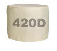Heavy Du Waterproof Round Table Cover 185x50cm Outdoor Dining Set Protector Weather Resistant Patio Fur Cover Outdoor Table Covers for All Seasons