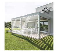 Heavy Du Waterproof Transparent PVC Tarpaulin - Custom Size 20x10.5 ft, Rustproof Grommets, Ideal for Outdoor Porches, Gazebos, Canopies, Protect