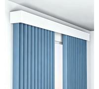 Heavy Du White ain Track System with Pelmet Box, Wall-Mounted Bay Window Divider Rod for Living Room & Bedroom, 500cm/196.9in/16.4ft - Perfect for Ele Window Treatments