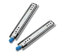 Heavy Du44 Drawer Slides1 Pair Lockable Ball Bearing Runners 265lb Capacifor Smooth Sliding & DurabilityPerfect for Cabinets & Furniture