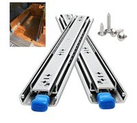 Heavy Du650mm Soft Close Drawer Slides Full Extension Ball Bearing Runners 120kg CapaciSide Mount 3D Adjustable Quiet Operation (1 Pair)