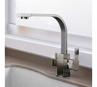 Heavy DuBlack Kitchen FaucetSingHoDeck Mounted Mixer Tap for Hot & Cold WaterStylish Star of Light Design Model 81058Perfect for Pure Drinking Water