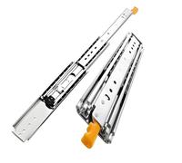 Heavy DuDrawer Slides 250mm2000mm Side Mount Industrial Glide Rails with Lock 1 Pair Ball Bearing Full Extension Tool Box Slides 220kg Capaci650mm Length
