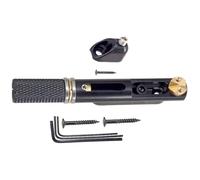 Heavy Duties Headless Electric Guitar Bridge Assembly Strong Construction for Optimal String Tension Professional Design Headless Guitar Bridge Tailpiece