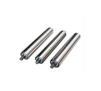 "Heavy-Duty 1" / 1.5" Galvanized Conveyor Rollers - Non-Powered Smooth-Glide Design for Efficient Warehousing Packaging & Logistics - Ideal for Shipping Solutions"