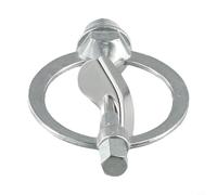 Heavy Duty 1/2" Butterfly Head Sprinkler with 360 Degree Rotation, Metal Irrigation Nozzle for Efficient Garden Lawn Landscape Watering, Silver