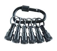 Heavy Duty 1/4inch Sockets Bit Stand Ergonomic Sockets Bit Rack 6pc for Secure Storage & Improves Tool Accessibility Portable Tool Holders
