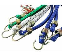 Heavy Duty 1 pc Bungee Cords with Coated Hooks, 10mm x 1.8m for Luggage and Roof Racks Random Colour
