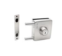 Heavy-Duty 10-12mm Glass Door Lock Single-Sided Deadbolt Latch for Secure Entry Glass Bolt for Home & Commercial Security Solutions