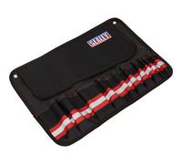 Heavy Duty 10 Pocket Tool Roll - Water Resistant Canvas For Organized Tool Storage