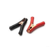 Heavy Duty 100A Copper Clips for Car Battery Charger, Iron-Plated Clamps with Strong Grip for Automotive Jump Starting(RED and Black)