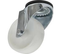 Heavy-Duty 100mm Bolt Hole Swivel Castor Wheel - Non-Marking Polyamide With 36mm Tread Width