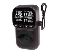 Heavy Duty 10A Thermostat Outlet for Greenhouse Incubator | 10A high power output, handles heavy devices, prevents overload, extreme condition ready