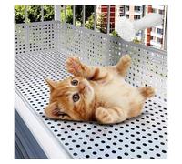 Heavy Duty 10ft Metal Mesh Panels Perforated Stainless Steel Sheets with Wire Ties Window Balcony Safety Netting 40x100cm (1.3x3.3ft) for Outdoor Protection