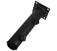 Heavy-Duty 10x10x30 cm Patio Umbrella Base Iron Support for Outdoor Umbrellas Easy Installation with Screws for Terrace Garden Beach and Pool