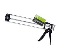 Heavy Duty 11-Inch Caulking Gun - Silicone, Adhesive & Caulk Applicator for Home and Workshop” (BLACK)
