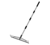 Heavy Duty 12-Prong Detachable Cultivator with Steel Construction for Efficient Soil Aeration Comfortable Grip Scuffle Easy Assemble Wide Head Grass