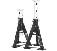 PAIR 12 Tonne Axle Stands - Heavy Duty Steel Frame - 487mm to 752mm Height