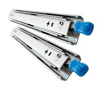 Heavy Duty 1200mm Ball Bearing Drawer Slides - Full Extension 3-Fold Metal Rails 53mm Side Mount Supports Up to 120kg - Ideal for SmoothDrawer Runners