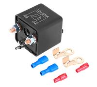 Heavy Duty 12V 200A Car Truck Starter Relay with Terminals High Capacity Long Service Life Great Performance Dust Proof Control Battery ON/OFF Automotive Oversize Vehicles