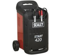 Heavy Duty 12V / 24V Battery Starter & Charger - 30Ah To 700Ah Batteries - 420A