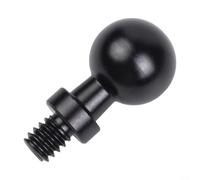 Heavy Duty 14-20 Thread Ball Head Screw Compatible With For Insta360 X3rs, Hero 8-12, For Dji For Osmo Action, Cnc Stainless Steel Camera Mount Adapter For Stable, Black Color, Set Of 2(E)