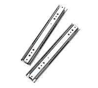 Heavy Duty 14-Inch Drawer Slides - Full Extension Ball Bearing Runners 110 Lb Load Capacity Side Mount Tracks for Smooth Operation Ideal for Heavy Storage Solutions