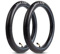 Heavy-Duty 14 x 2.125 Inner Tube 14 Inch Electric Bike Tubes with Angled Valve Stem for Replacement Electric Scooters and E-Bike Tire Tube 2 Packs