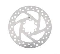 Heavy Duty 140mm Brake Disc With Six Mounting Holes Compatible With For Kugoo For G2 Max Electric Scooter For Reliable Stopping Power And Long Lasting Durability On Roads(Silver 140mm)