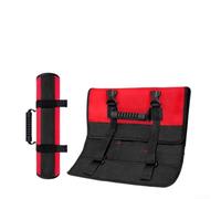 Heavy Duty 1680D Tool Roll Bag for Electricians | 16 organized pockets, waterproof 1680D oxford, roll-up compact design, secure zippered large pocket, non-slip handle