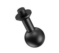 Heavy Duty 17mm Ball Head Connection Adapter Linkage Having 1/4 Thread Works with Arm and Extension Rod Sports Camera Accessory